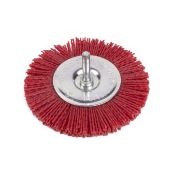 010171 Nylon borstelschijf voor boormachine 100 mm