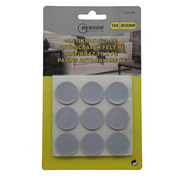 010186 Antikrasvilt PE 18 dlg ø25 mm