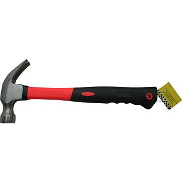 010427 Klauwhamer fiber steel rood/zwart