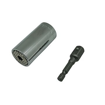 010928 Universele dop 3/8" 7-19 mm + adapter