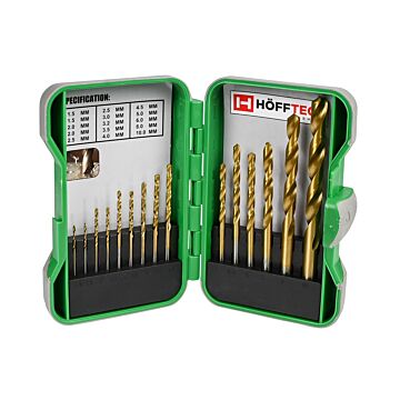 011101 Boorset 15 dlg HSS hardcase