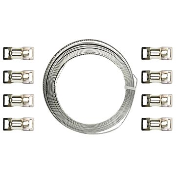 011196 Slangklemmen set universeel 8 mm x 3 mtr 9 dlg