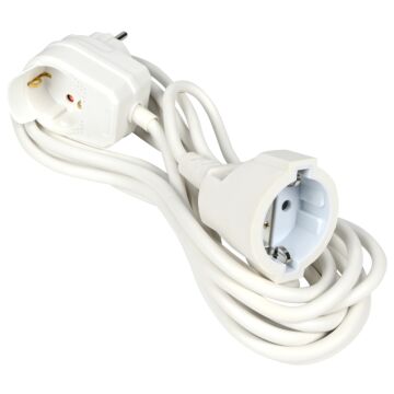 011325 Verlengsnoer + RA 3 x 1 + stopcontact 5 mtr