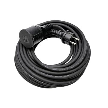 011327 Verlengsnoer + RA 3 x 1.5 15 mtr rubber