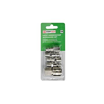 011475 Luchtgereedschap accessoire set 5 dlg
