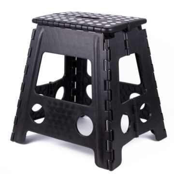 011508 Kruk opvouwbaar zwart wit groot 120 kg