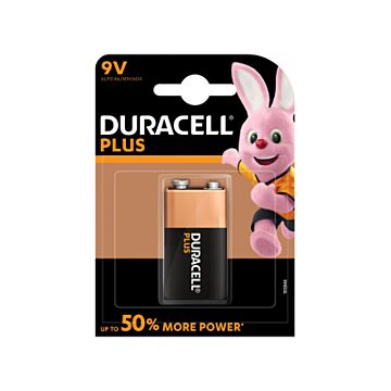 011636 Duracell alkaline plus 9V 6LR61/MN1604