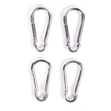 011737 Karabijnhakenset 4 dlg 10 x 100 mm