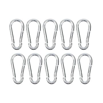 011739 Karabijnhakenset 10 dlg 6 x 60 mm