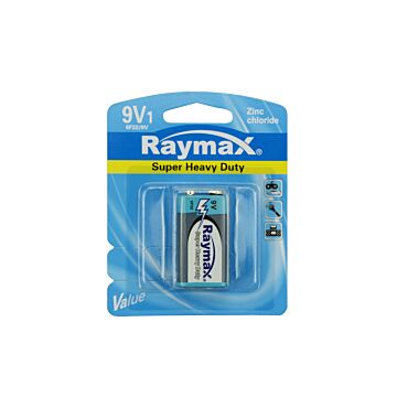 012004 Raymax batterij 9V 6F22p zink