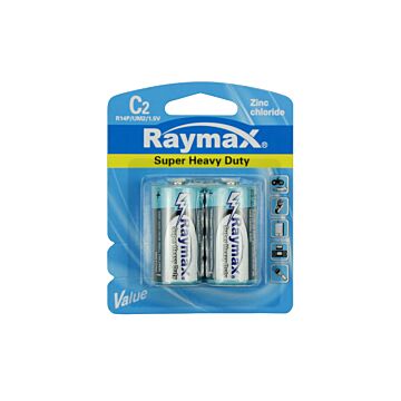 012006 Raymax batterij c/r14p 2 dlg zink