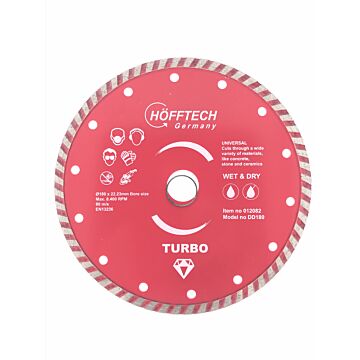 012082 Diamantschijf ø180 mm nat/droog