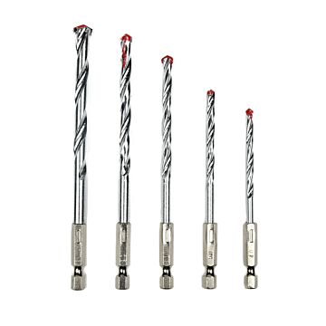 012095 Boorset 5 dlg steen bit