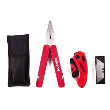 012122 Multi-tool en snijmes met 5 reservemesjes