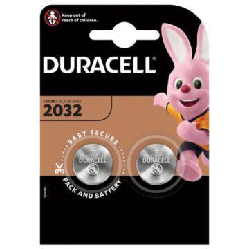 012205 Duracell lithium DL 2032 2 dlg