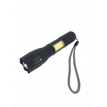 012292 Zaklamp tactical 5W LED + 3W COB 2-in-1 oplaadbaar