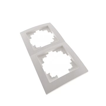 012471 Afdekraam 2-voudig wit