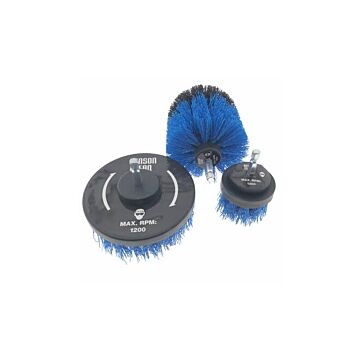 012564 Borstel set voor boormachine 3 dlg