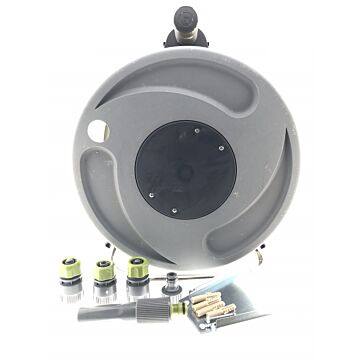 012590 Slanghaspel set 2-in-1 inclusief 25 mtr slang