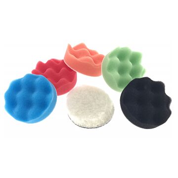 012625 Polijstset 6 dlg ø75 mm