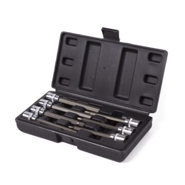 012675 Doppenset verlengd inbus 7 dlg 3/8''