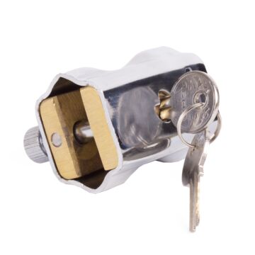 013104 Slot GAD-star met 2 pinnen 10 mm messing