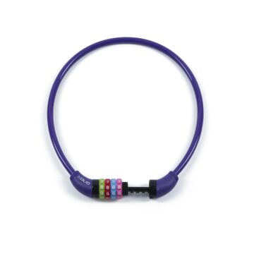 013259 Xolid kabel cijferslot 10 x 650 mm paars