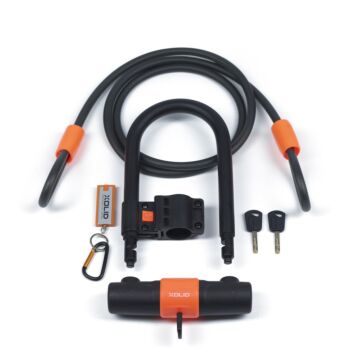 013300 Xolid beugelslot 180 x 245 mm + kabel 12 x 1800 mm zwart