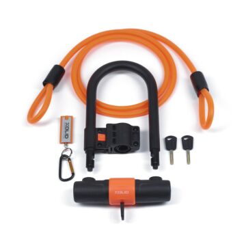 013303 Xolid beugelslot 180 x 245 mm + kabel 12 x 1800 mm oranje