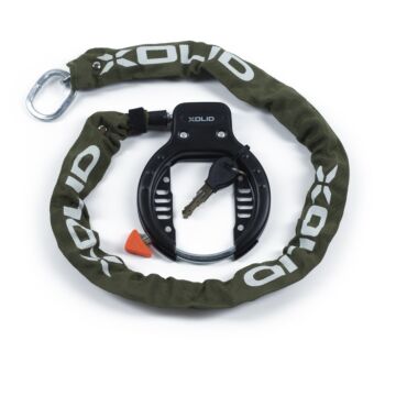 013305 Xolid ringslot + insteekketting 5.5 x 1000 mm army green