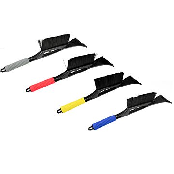 013777 IJskrabber + borstel softgrip 45 cm mix