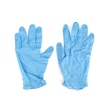 013917 Werkhandschoen nitril blauw maat M 100 dlg