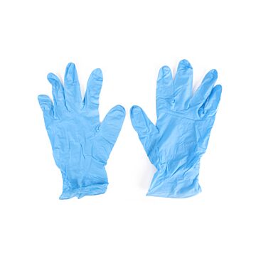 013918 Werkhandschoen nitril blauw maat L