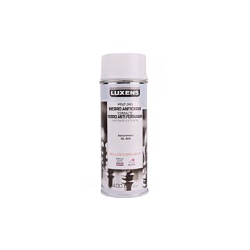 013923 Verf spuitbus luxens 400 ml glans wit