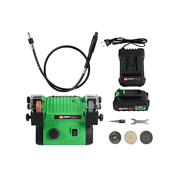 013924 Accu slijpmachine 20V 2 Ah dubbel multifunctioneel