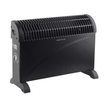 014011 Convector heater 750/1250/2000W middel zwart