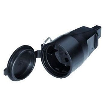 014070 Stekker rubber contra voor prikkabel