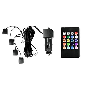 014176 Auto interieur verlichting 16 kleuren 12V