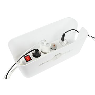014214 Kabelmanagementbox 31 x 13.5 x 13 cm wit