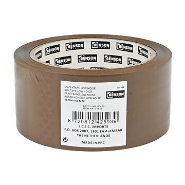 014351 Dozentape bruin low noise 66 mtr x 48 mm