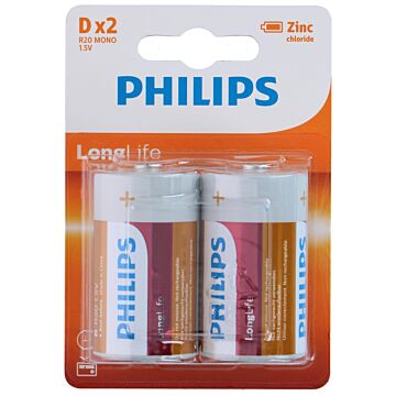 014754 Philips Longlife D 2 dlg