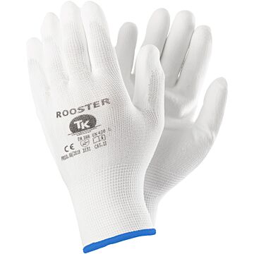 014851 Werkhandschoenen PU wit maat 11