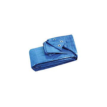 014969 Dekzeil 4 x 6 mtr blauw profi
