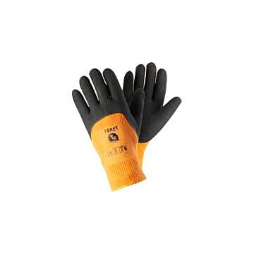 015018 Thermo werkhandschoenen oranje zwart maat 11