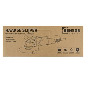 015027 Haakse slijper 115 mm 500W 12000rpm