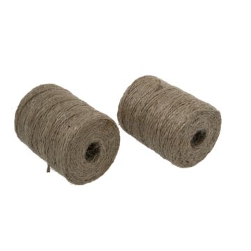 015096 Touw jute 200 gr 1,5 mm x 100 mtr 2 dlg