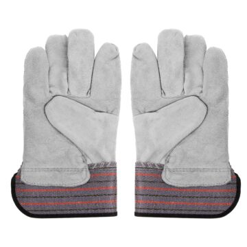 015112 Werkhandschoenen rundsplitleder 3143X