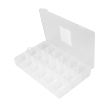 015140 Opbergbox 18 vak 27 x 17,5 x 4,5 cm