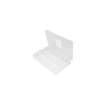 015139 Opbergbox 18 vak 23,3 x 11,7 x 4,1 cm