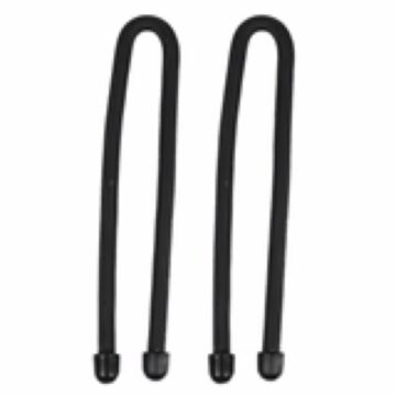 015175 Flexibele bindkabelset zwart 30 cm 2 dlg